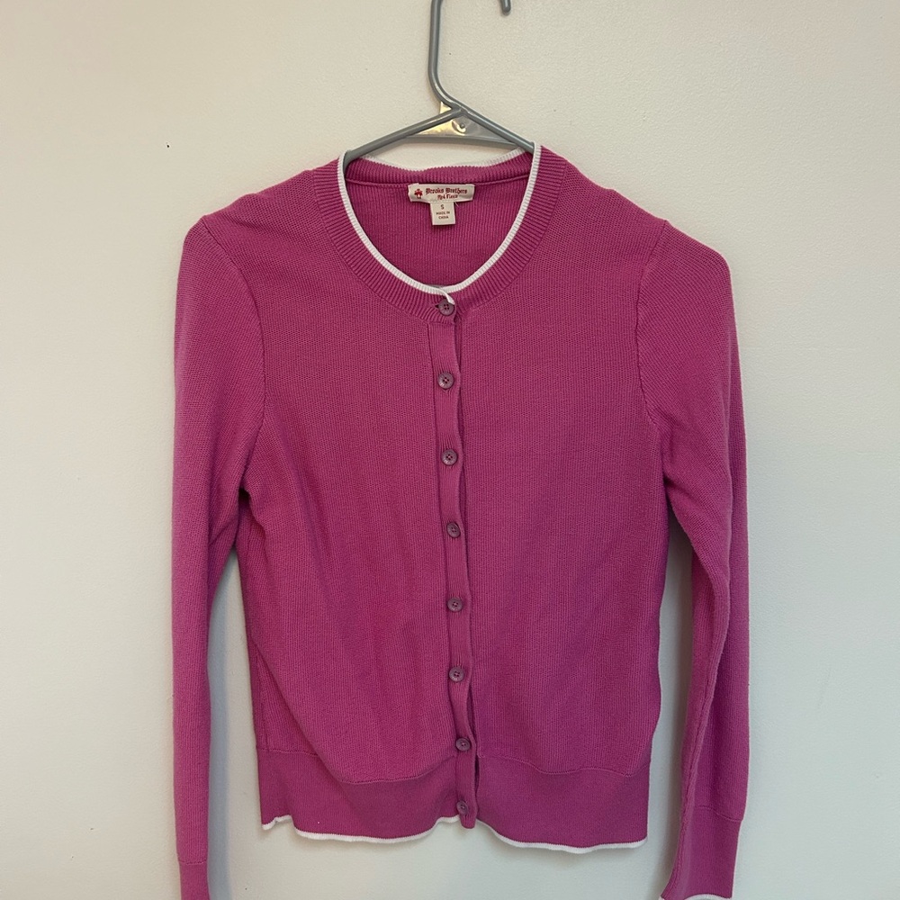Pink brooks brothers sweater